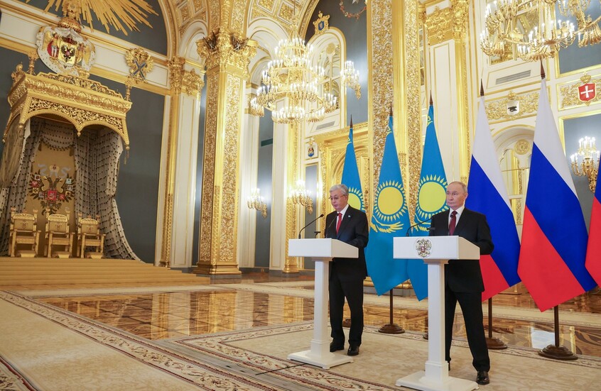 بوتين: الروابط بين الأقاليم هي أساس متين للعلاقات بين روسيا وكازاخستان