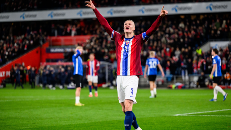 هالاند يقود النرويج لاكتساح إستونيا ويقربها من التأهل لمونديال 2026