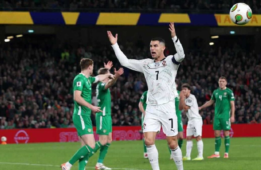 موعد إعلان عقوبة كريستيانو رونالدو بعد الطرد أمام إيرلندا