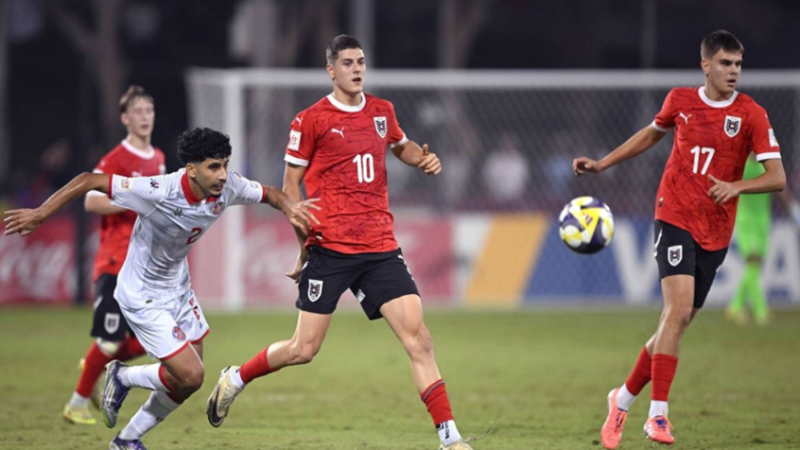 النمسا تنهي مشوار تونس في كأس العالم للناشئين بهدفين متأخرين (فيديو)