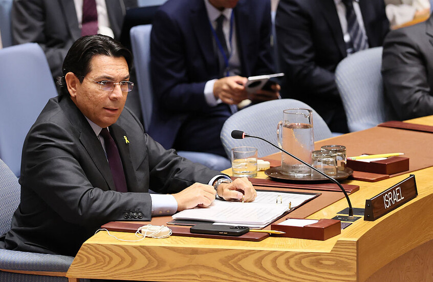 دانون: إسرائيل تدعم الركائز الأمنية فقط في قرار مجلس الأمن حول غزة