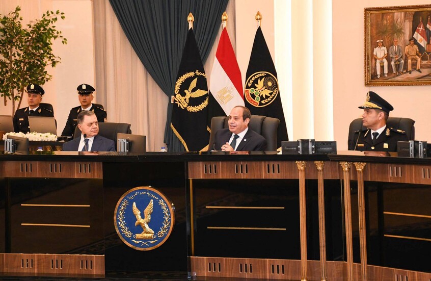 السيسي يوجه رسالة للمصريين من داخل أكاديمية الشرطة