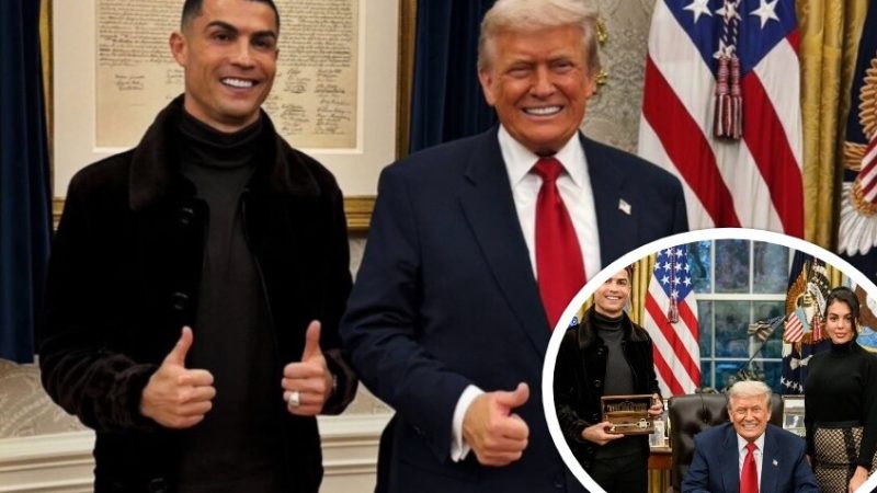 ترامب ورونالدو.. من البيت الأبيض إلى فيديو بالذكاء الاصطناعي و”المفتاح الهدية”