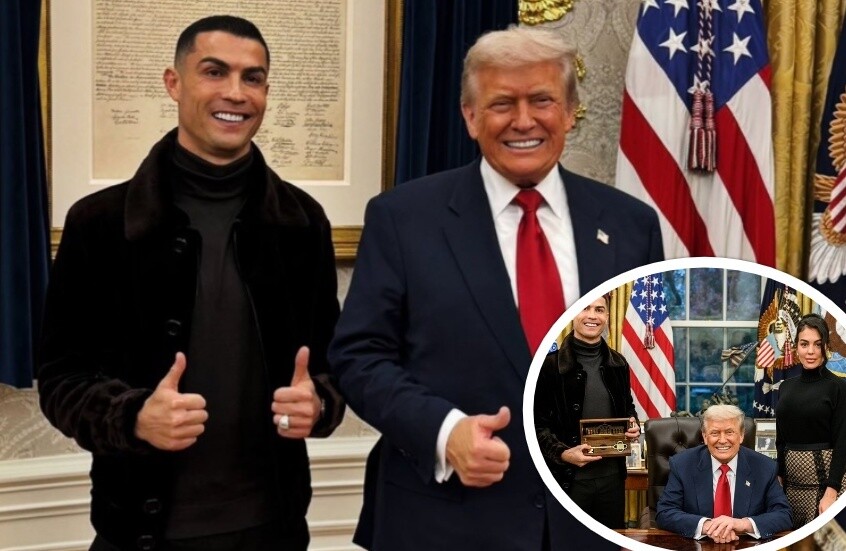 ترامب ورونالدو.. من البيت الأبيض إلى فيديو بالذكاء الاصطناعي و”المفتاح الهدية”