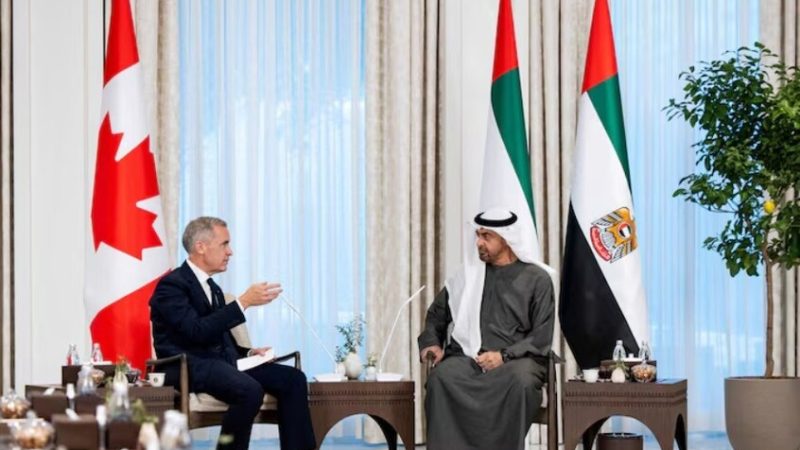 الإمارات تعلن نيتها استثمار 50 مليار دولار بمشاريع الطاقة والذكاء الاصطناعي في كندا