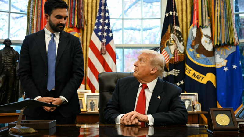 “قل نعم”.. ترامب يطلب من عمدة نيويورك وصفه بـ”الفاشي” (فيديو)