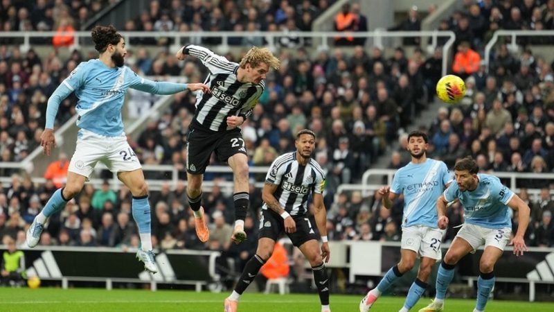 نيوكاسل يونايتد يفاجئ مانشستر سيتي (فيديو)