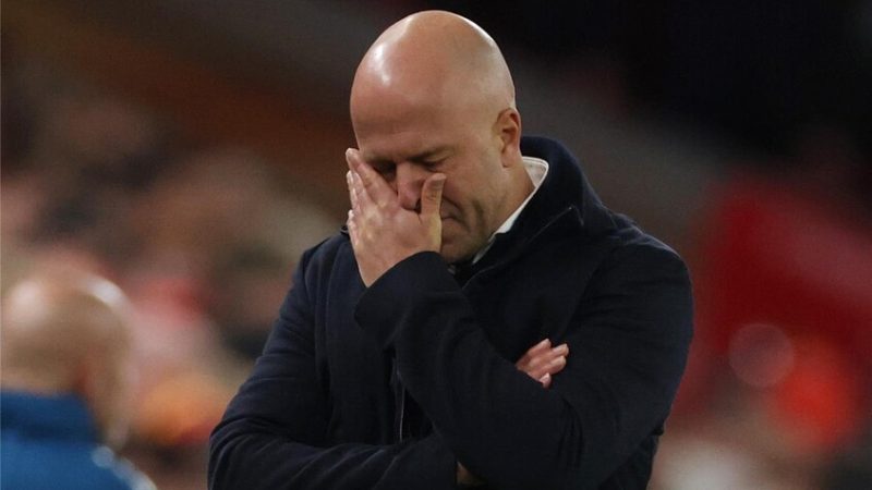 رد فعل سلوت بعد سقوط ليفربول المذل أمام نوتينغهام فورست