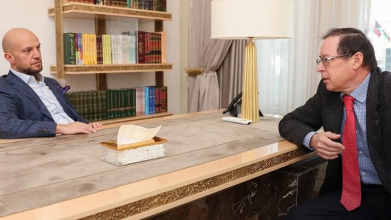 طرابلس.. السفير الروسي واللافي يبحثان تطوير العلاقات الروسية الليبية