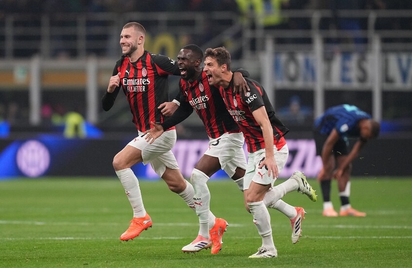 ميلان يهزم جاره اللدود إنتر في “ديربي الغضب”