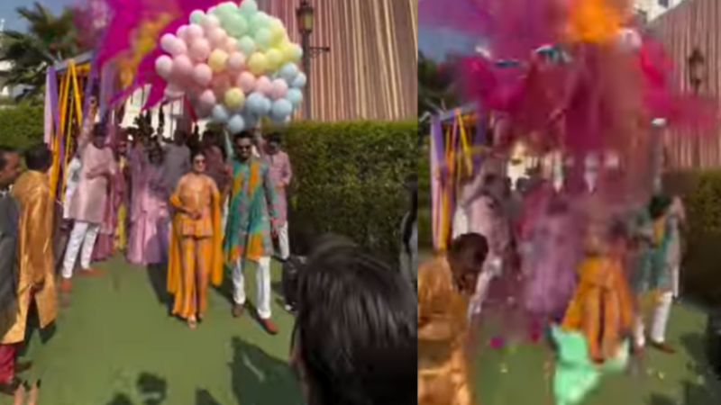 بالونات هيدروجين تحول حفل زفاف هندي إلى مأساة (فيديو)