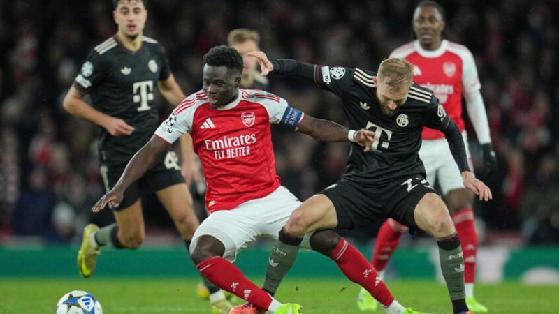 أرسنال يقسو على بايرن بثلاثية ويعزز صدارته لدوري أبطال أوروبا