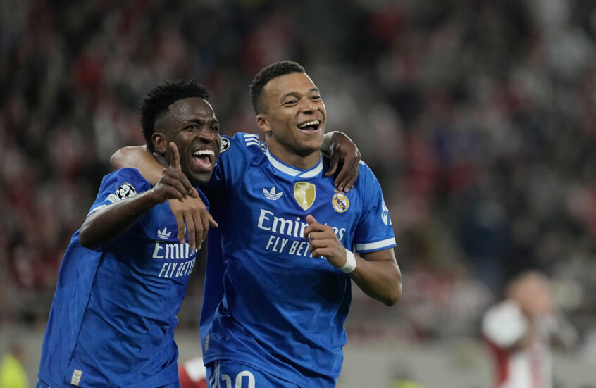 “سوبر هاتريك” مبابي يقود ريال مدريد لفوز مثير على أولمبياكوس بدوري أبطال أوروبا