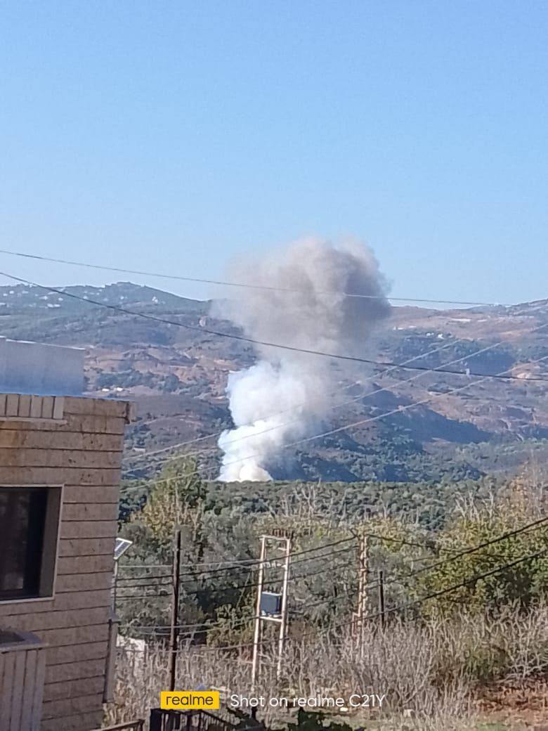 الجيش الإسرائيلي ينفذ غارات على جنوب لبنان (فيديو + صور)