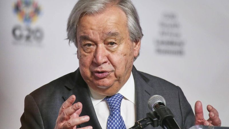 غوتيريش يدعو إلى إنهاء الاحتلال غير القانوني للأراضي الفلسطينية