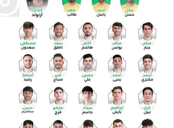 قائمة المنتخب الوطني لبطولة كأس العرب 2025