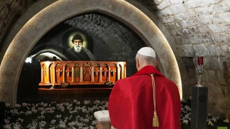 البابا ليو الرابع عشر في اليوم الثاني من زيارته للبنان: نطلب السلام للبنان والمنطقة