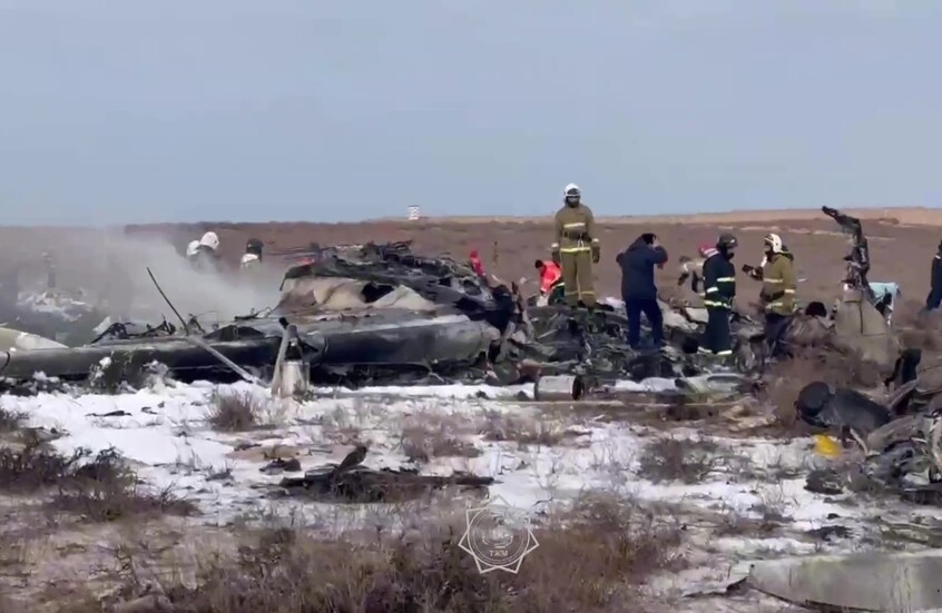 كازاخستان: سنعلن قريبا نتائج التحقيق في تحطم طائرة الركاب الأذربيجانية