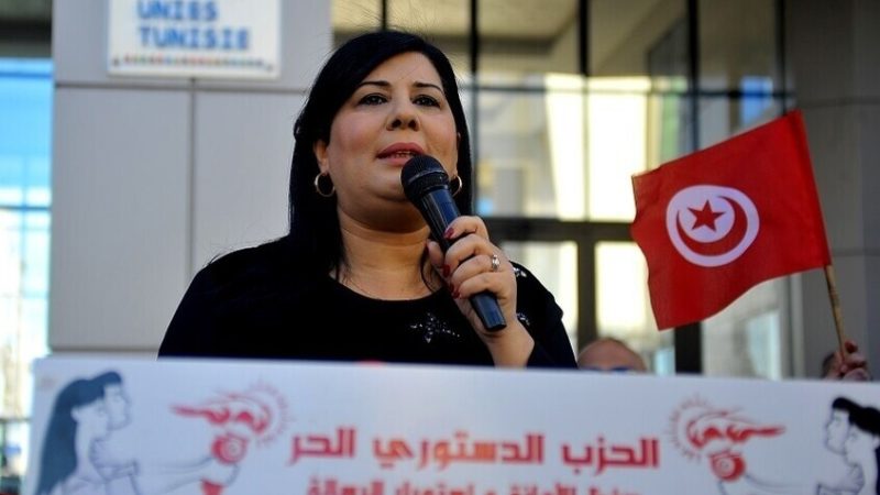تونس.. السجن 12 عاما في حق رئيسة الحزب الحر الدستوري عبير موسي