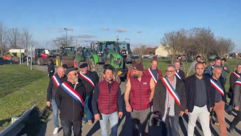 بـ 80 جرارا.. مزارعون فرنسيون مضربون يغلقون طريقا سريعا جنوب غرب البلاد (صور + فيديو)