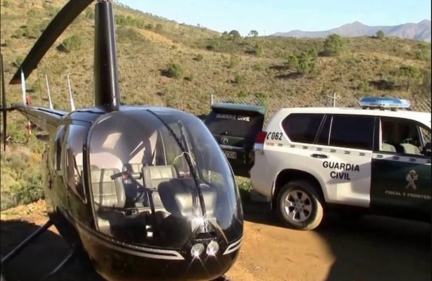 تفكيك شبكة لتهريب المخدرات بالمروحيات بين المغرب وإسبانيا