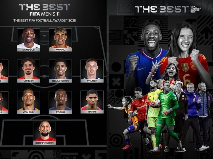 رسميا.. قائمة الفائزين بجوائز The Best من FIFA (فيديو)