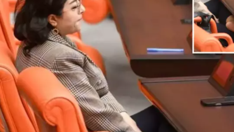 تركيا.. اتهامات لنائبة عن حزب كردي بـ”عدم احترام مجلس الأمة الكبير” (صور)