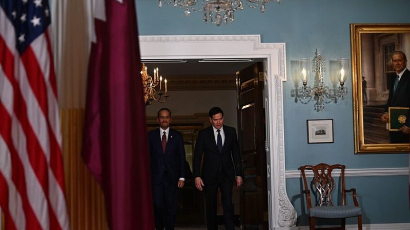 وزير الخارجية الأمريكي ونظيره القطري يبحثان التعاون الثنائي وملفي غزة وسوريا