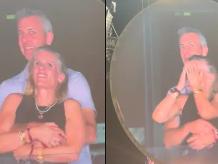 “الزوجة الخائنة” تكسر صمتها حول واقعة ضبطها بين أحضان مديرها في حفل كولد بلاي