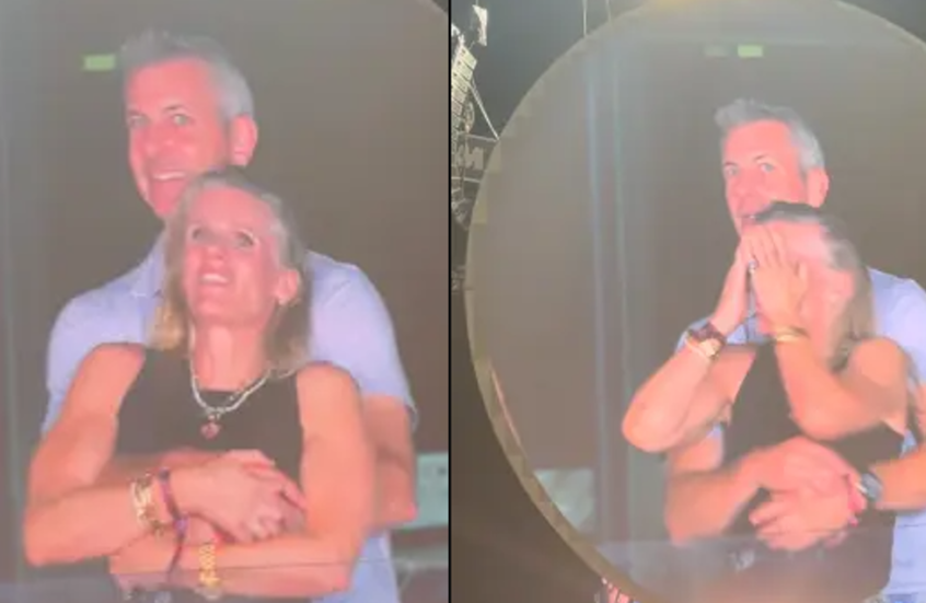 “الزوجة الخائنة” تكسر صمتها حول واقعة ضبطها بين أحضان مديرها في حفل كولد بلاي