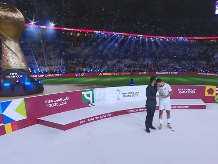 تتويج بطعم العلقم.. الأردني علي علوان يفوز بجائزة هداف كأس العرب 2025 (فيديو)