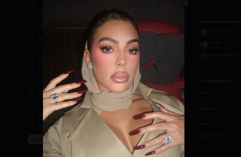 وعدت وأوفت بوعدها.. خطيبة رونالدو ترسم البسمة على وجوه أطفال مستشفى بالسعودية (فيديو)