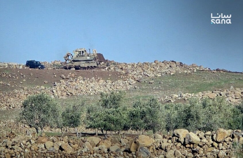 توغل قوات إسرائيلية أطلقت النار في الهواء في ريف القنيطرة جنوب سوريا