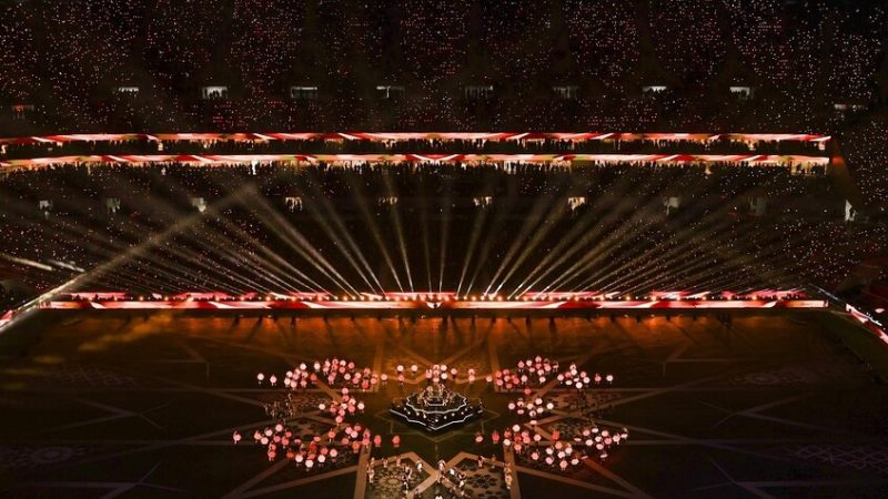 شاهد.. حفل افتتاح كأس الأمم الأفريقية مهيب في المغرب