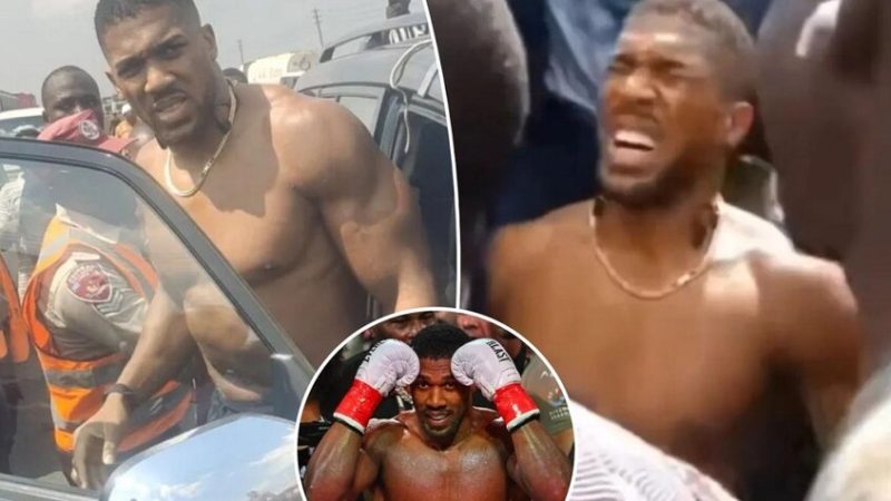 حادث مروع.. الملاكم جوشوا ينجو من كارثة أودت بحياة اثنين من مساعديه (فيديو)