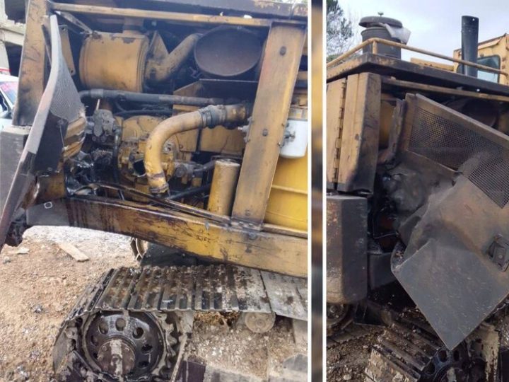 مسيرة إسرائيلية تلقي قنبلة على حفارة في جنوب لبنان