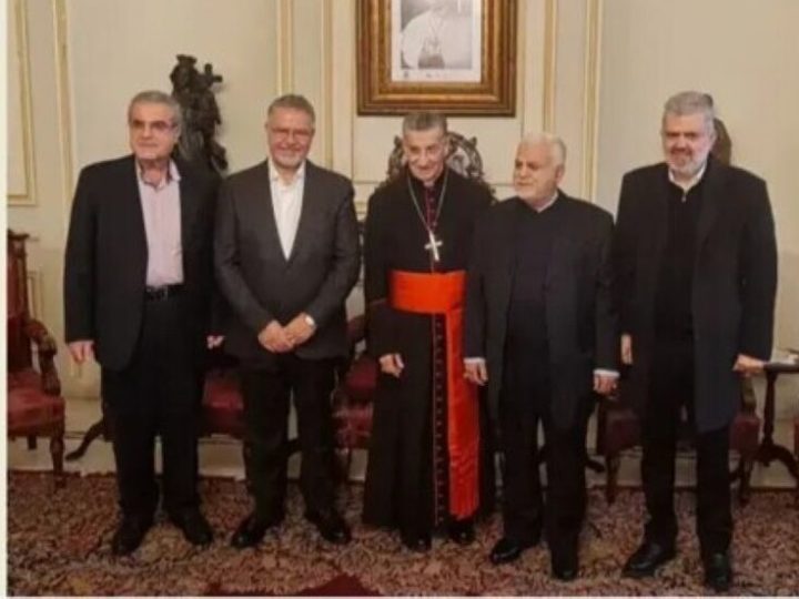 وفد من حزب الله يلتقي البطرك بطرس الراعي: أولويتنا انسحاب إسرائيل والانتخابات في موعدها
