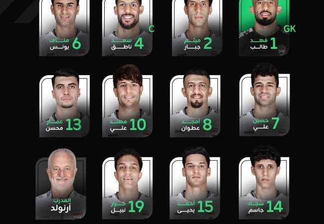 تشكيلة منتخبنا الوطني لمواجهة نظيره الجزائري في كأس العرب