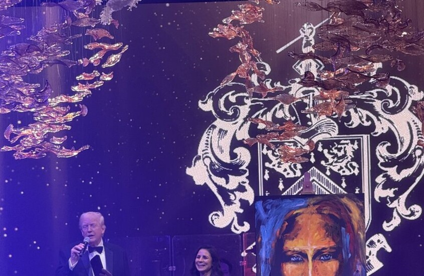 ترامب ممازحا ضيوفه: لا نريد إفلاسكم! (فيديو)