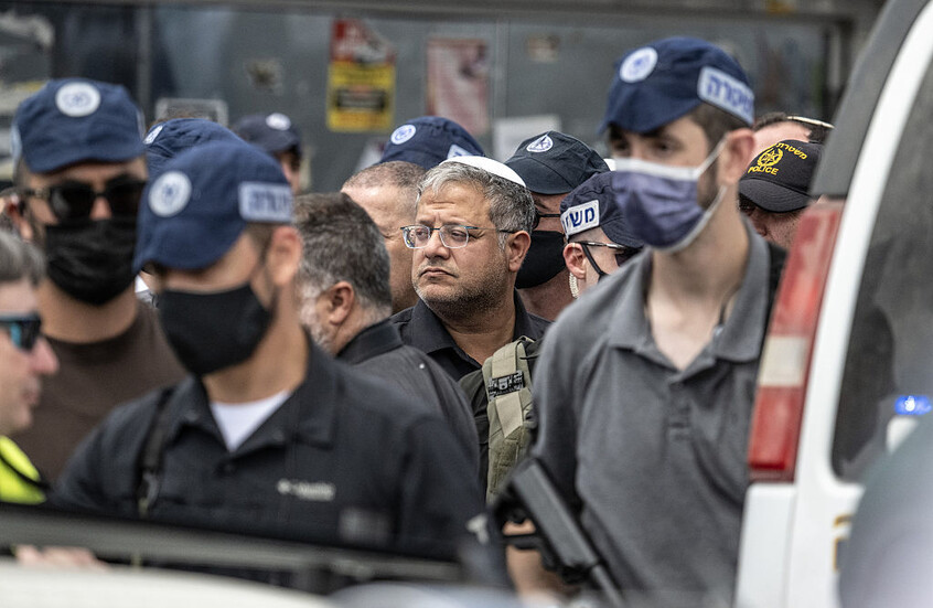 بن غفير للمتظاهرين في إيران: نقف معكم!