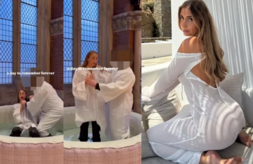 نامت مع ألف رجل خلال 24 ساعة.. نجمة إباحية تثير الجدل بمعموديتها! (فيديو)