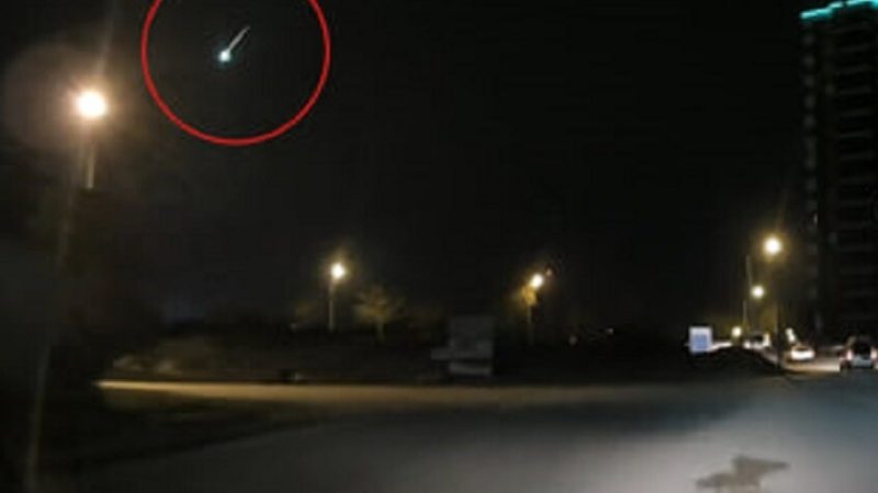 رصد نيزك في سماء تركيا