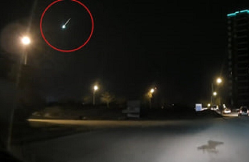 رصد نيزك في سماء تركيا