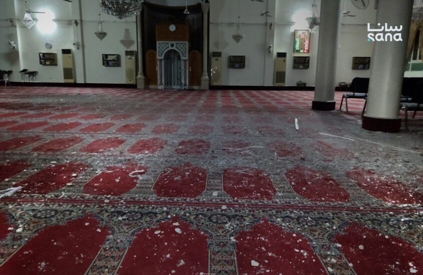 “سانا”: قذائف تسقط على مسجد ومبنى للاتصالات ومحيط المطار في منطقة المزة بدمشق دون إصابات
