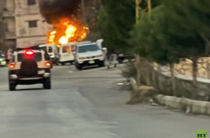 مشاهد توثق عدة غارات إسرائيلية جديدة على جنوب لبنان