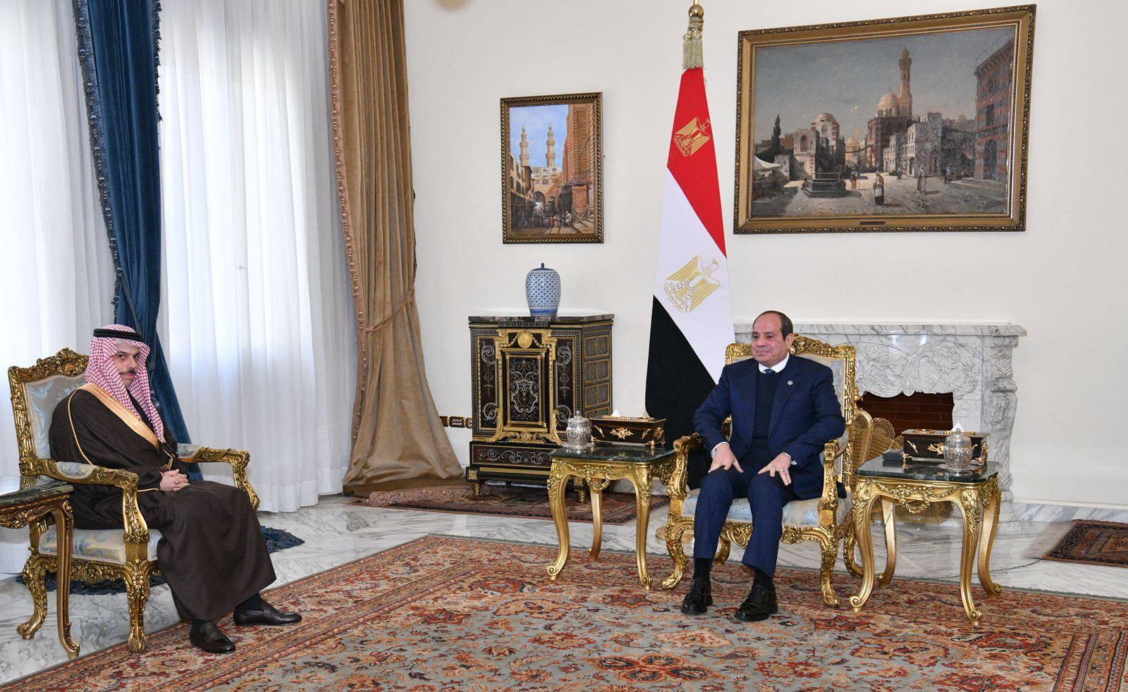 تركي آل الشيخ يعلق على لقاء الرئيس المصري مع وزير الخارجية السعودي