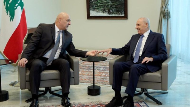 عون وبري يعلنان دعم الجيش اللبناني في الجنوب ويؤكدان صون السيادة