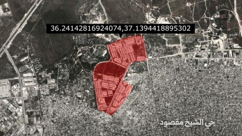 الجيش السوري ينذر بإخلاء موقع في حي الشيخ مقصود بحلب قبل قصفه