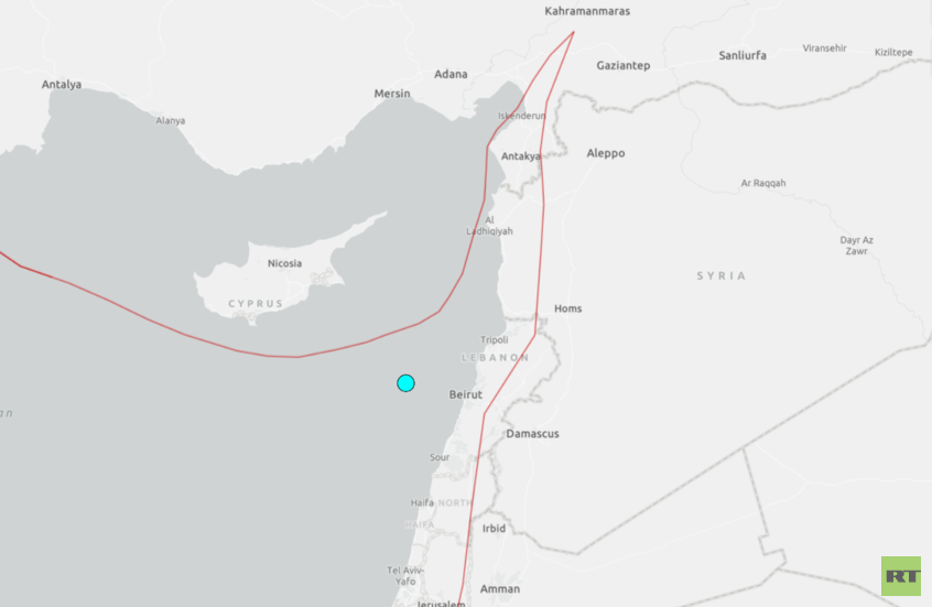 هزة أرضية تضرب بيروت