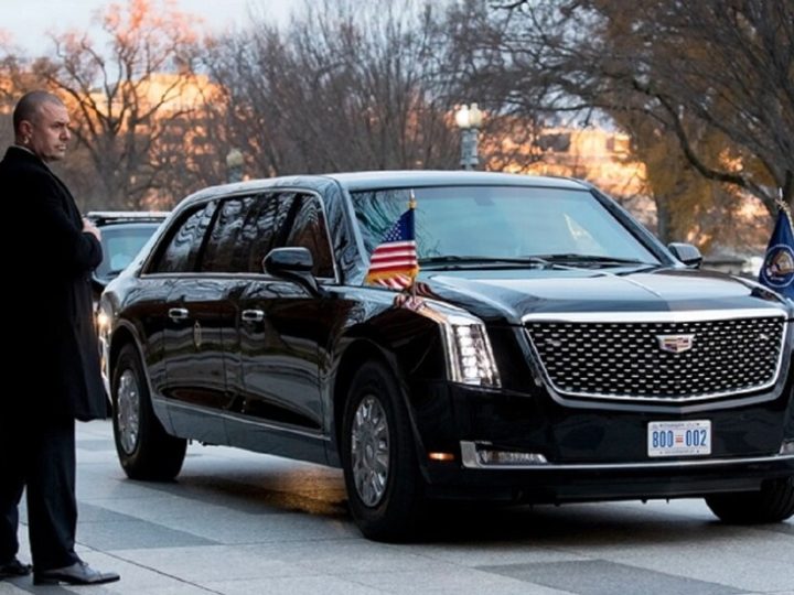 جسم غامض يغير مسار موكب عودة الرئيس ترامب لواشنطن